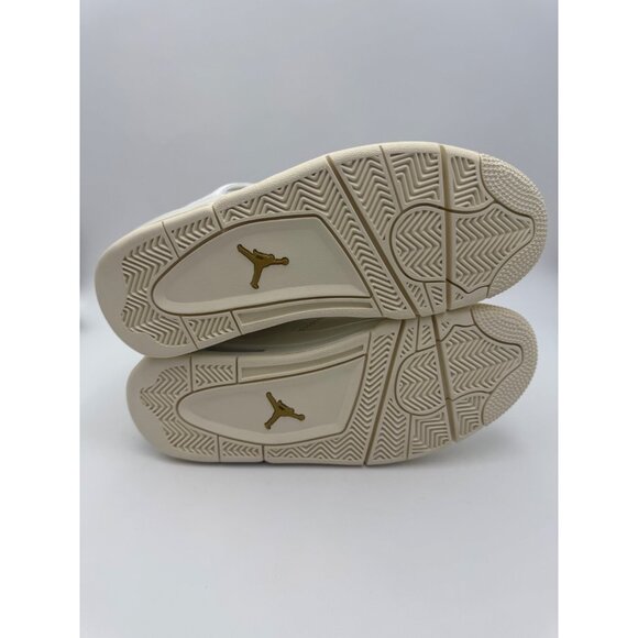 Size 9 - Air Jordan 4 Retro Metallic Gold (Women's) - Picture 4 of 11